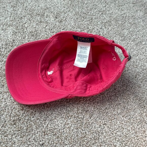 polo by ralph lauren pink baseball hat ? main image 7